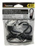 Keeper Black Bungee Cord Hooks 5/16 in. L x 3/8 in. 1 pk (Pack of 10)