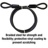 Master Lock 3/8 in. D X 72 in. L Vinyl Coated Steel Flexible Braided Steel Cable