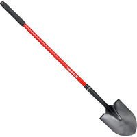 Corona Fiberglass Handle Round Point Shovel Red 48 in