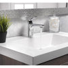 Homewerks Chrome Motion Sensing Modern Single-Handle Bathroom Sink Faucet 2 in.