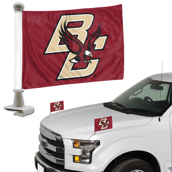 Banderas para autos con el logo de embajador de Boston College (paquete de 2)