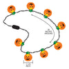 Magic Seasons Prelit Spooky Flashing Bulb Necklace Accessory (Pack of 24)