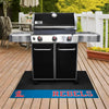 University of Mississippi (Ole Miss) Light Blue Grill Mat - 26in. x 42in.