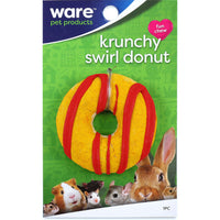 Krunchy Swirl Donut, Chew Treat, Small Animals