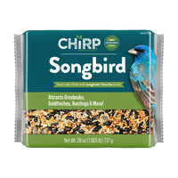 Chirp Songbird Wild Bird Seed Cake 26 oz (Pack of 6)