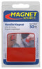 Magnet Source 2" Red Handle Ceramic Magnet 50 lb. Pull, Heavy Duty Steel - Deal of The Week