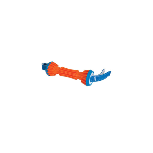 ChuckIt! Blue/Orange Rubber Rugged Bumper Dog Toy Large 1 pk