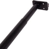 72 inch - 96 inch Adjustable Closet Pole - Matte Black (C) - Open Box