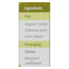 Natracare 3050 Natural Panty Shields 30 Count