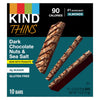 Kind - Thins Dark Chocolate Nuts & Sea Salt Peanut - Case of 6-7.40 OZ