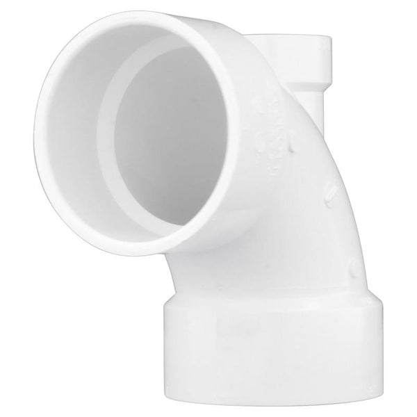 Charlotte Pipe Schedule 40 3 in. Hub X 3 in. D Hub PVC Elbow 1 pk - Deal of The Week