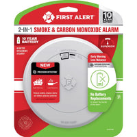 First Alert Slim Battery-Powered Photoelectric Smoke and Carbon Monoxide Detector