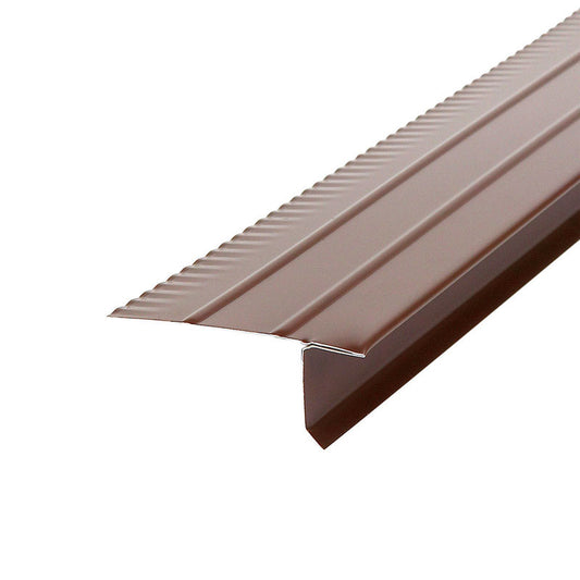 Amerimax Overhanging Roof Drip Edge 10 ' L Aluminum Brown