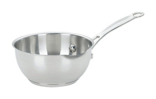 Cuisinart Chef's Classic Stainless Steel Saucepan 1 qt Silver