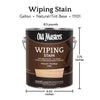 Old Masters Semi-Transparent Natural Tint Base Oil-Based Wiping Stain 1 gal (Pack of 2)