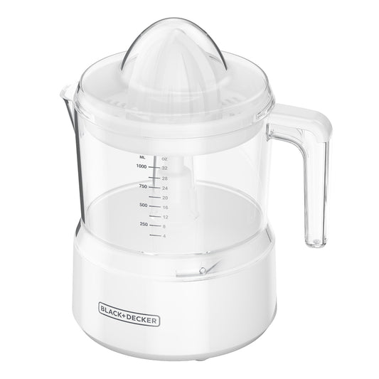 Black and Decker 7.25 in. W x 7.25 in. L White Plastic Juicer