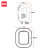 Oatey 1/2 in. D Ice Maker Outlet Box