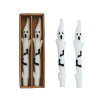 Creative Co-Op 10 in. Ghost Taper Candle (Pack of 4)