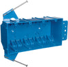 Carlon New Work 55 cu in Rectangle PVC 4 gang Outlet Box Blue - Deal of The Week