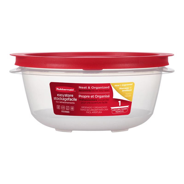 Rubbermaid 5.94 cups Food Container and Lid 1 pk (Pack of 2)