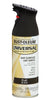 Rust-Oleum Universal Paint & Primer in One Flat Black Spray Paint 12 oz. (Pack of 6)
