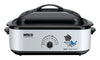 Nesco Silver Stainless Steel 18 qt Electric Roaster 17.5 in. H X 9.2 in. W X 25.4 in. L