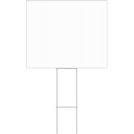 Hillman White Blank Sign 20 in. H X 24 in. W (Pack of 6)
