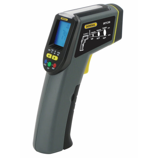 General 104 deg 8:1 Infrared Thermometer 5.31 in. L X 1.65 in. W Gray