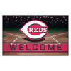 MLB - Cincinnati Reds Rubber Door Mat - 18in. x 30in.