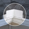 Amerimax White Aluminum Gusher Guard with 96% Tin and 4% Silver