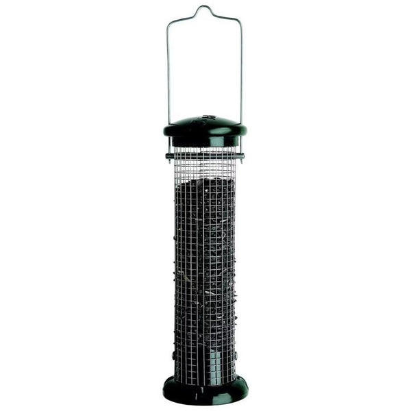 Comedero tubular metálico Audubon para cacahuates/semillas de girasol negras, 1 lb. - Oferta de la semana