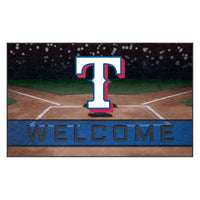 MLB - Texas Rangers Rubber Door Mat - 18in. x 30in.