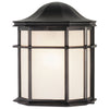 Westinghouse Textured Black Switch Incandescent Wall Lantern