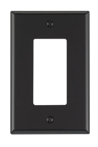 Leviton Black 1 gang Nylon Decorator Wall Plate 1 pk - Deal of The Week