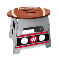 University of Wisconsin Folding Step Stool - 13in. Rise