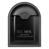 Architectural Mailboxes Winston Classic Galvanized Steel Post Mount Black Mailbox