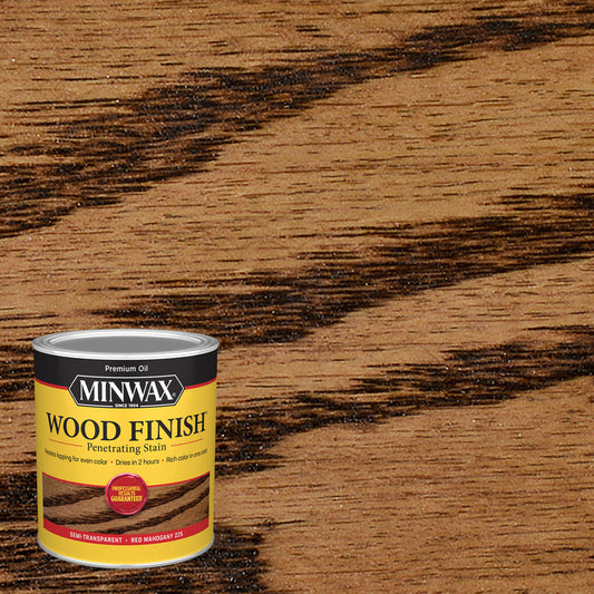 Minwax Red Mahogany Interior Penetrating Oil-Based Wood Stain 1 qt. (Pack of 4)