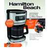 Hamilton Beach 14 cup Black/Silver Coffee Maker