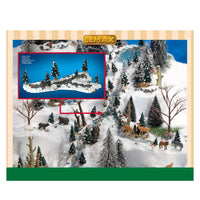 Lemax Mill Stream Fork Christmas Village (Pack of 8)