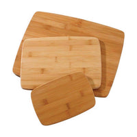 Farberware 14 in. L X 11 in. W X 0.25 in. Bamboo Cutting Board Set