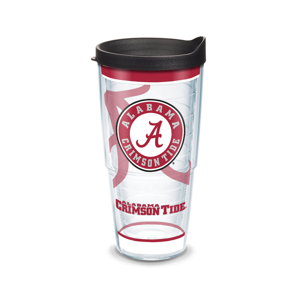 Vaso de doble pared tradicional de la Universidad de Alabama de 24 oz de Tervis, multicolor