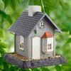 North States Bayside Cottage Wild Bird 5 lb. Plastic Hopper Bird Feeder 4 ports