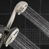 Waterpik Brushed Nickel 12 settings Showerhead Combo 1.8 gpm