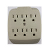 Projex Grounded 6 outlets Adapter 1 pk