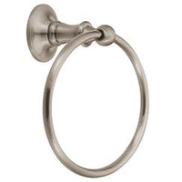 BRUSHED NICKEL TOWEL RING