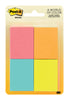 Post-It 1.5 in. W X 2 in. L Assorted Sticky Notes 4 pad
