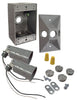 Bell Switch Incandescent Textured Gray Light Weatherproof Kit