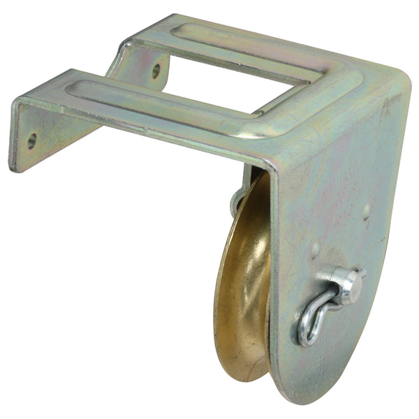 3221BC Soporte para viga de polea simple de 2" x 4", resistente a la intemperie, galvanizado