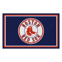 MLB - Boston Red Sox 4ft. x 6ft. Plush Area Rug