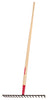 Razor-Back 16 Tine Forged Steel Level Head Rake 67 in. Hardwood Handle